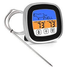 Bild zu gracosy digital Bratenthermometer mit beleuchteten LC Display für 10,39€