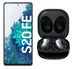 Bild zu [wieder da] Samsung Galaxy S20 FE + Galaxy Buds Live für 1€ mit mit 12GB LTE Datenflat, Allnet- und SMS-Flatrate im o2 Netz für 19,99€/Monat