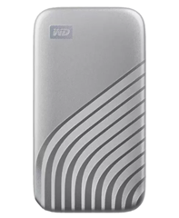 Bild zu WD My Passport™ Festplatte (500 GB SSD, 2,5 Zoll, extern, Silber) für 59€ (Vergleich: 77€)