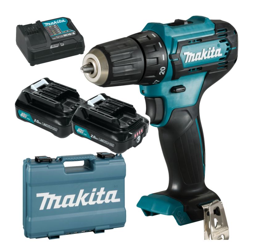 Bild zu Makita Akku-Bohrschrauber DF333DSAE + 2x 2AH Akkus + Koffer für 96€ (VG: 110,81€)