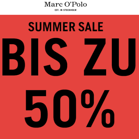 Bild zu Marc O´Polo: Bis zu 50% Rabatt auf viele Artikel im Sale