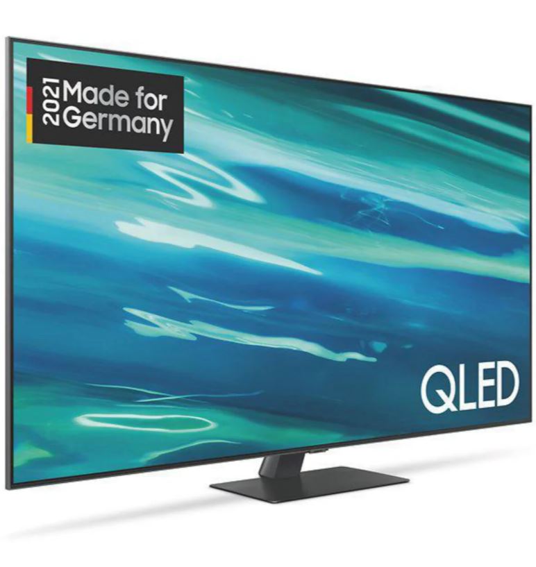 Bild zu SAMSUNG GQ65Q80A QLED TV (65 Zoll, UHD 4K) für 1284,90€ (VG: 1369€) + 150€ Geschenk-Coupon