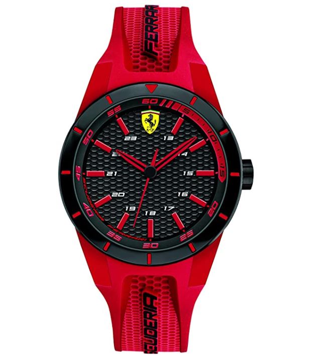 Bild zu Scuderia Ferrari Herren Analog Quarz Armbanduhr mit Silikonarmband für 50,58€ (VG: 92,68€)