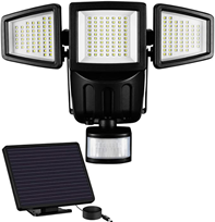 Bild zu XMCOSY LED Solarlampe für Außen mit Bewegungsmelder (6000K, IP65, 1500l) für 22,99€