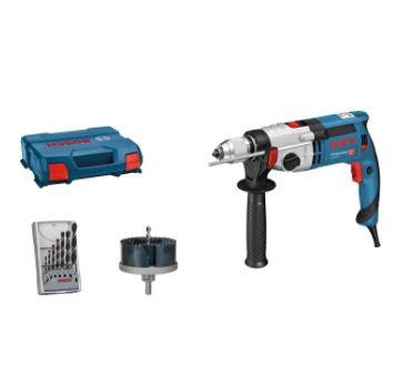 Bild zu Bosch Schlagbohrmaschine GSB 24-2 Professional L-Boxx + Bohrer-Set für 137,63€ (VG: 175,25€)