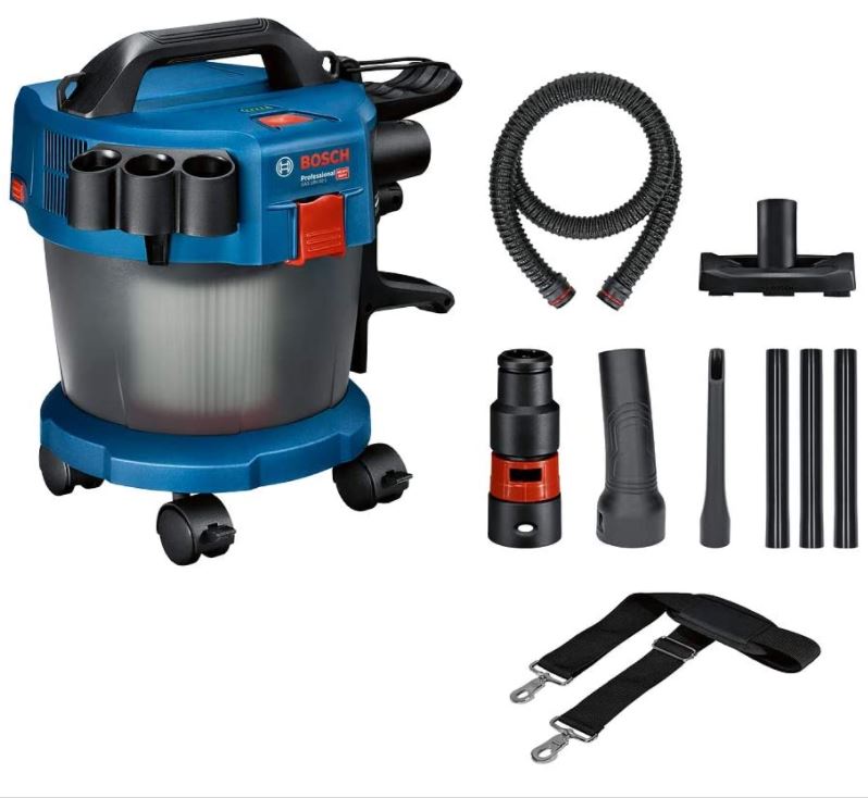 Bild zu Bosch Professional 18V Akku Nass-/Trockensauger GAS 18V-10 L (ohne Akku, 1,6 m Schlauch, 3 Verlängerungsrohre) für 90,40€ (VG: 109€)