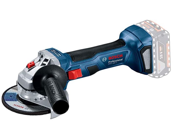 Bild zu Bosch Professional 18V System Akku Winkelschleifer GWS 18V-7 ohne Akku für 84,59€ (VG: 95,20€)