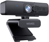 Bild zu WEMISS Full HD Webcam mit Mikrofon für 15,59€ inkl. Versand