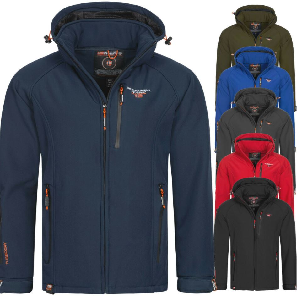 Bild zu Geographical Norway OMTALBAH Herren Softshell und Regenjacke (Gr.: S – 3XL) für 49,90€ (VG: 69,90€)