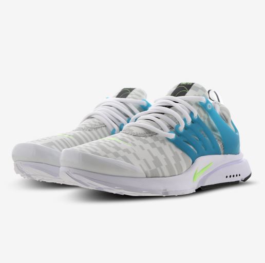 Bild zu Nike Air Presto White-Lime-Aquamarine (Gr.: 41 – 47) für 59,99€ (VG: 83,99€)