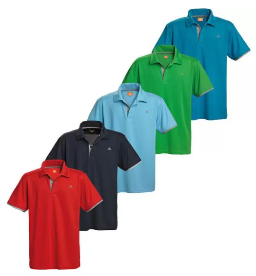 Bild zu 5er Pack Nordcap Funktions-Poloshirts (Gr.: L und XL) für 58,98€ (VG: 79,99€)