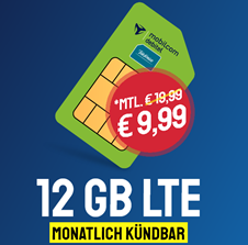 Bild zu [TOP] o2 green LTE Flex mit 12GB LTE Datenflat, SMS und Sprachflat für 9,99€/Monat (monatlich kündbar)