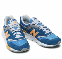 Bild zu eSchuhe: Sale mit bis zu 60% Rabatt, z.B. NEW BALANCE CW997HVB Sneaker Blau für 50€ (VG: 70€)