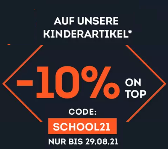 Bild zu SportScheck: 10% Extra-Rabatt auf viele Kinderartikel