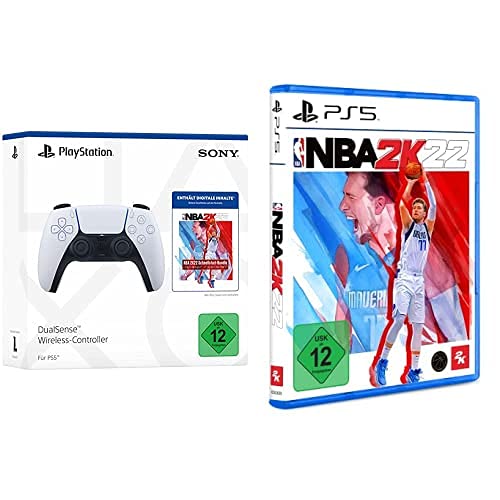 Bild zu PlayStation 5 DualSense Wireless Controller + NBA 2K22 + NBA 2K22 Jumpstart für 99,99€ (Vergleich: 122,49€)