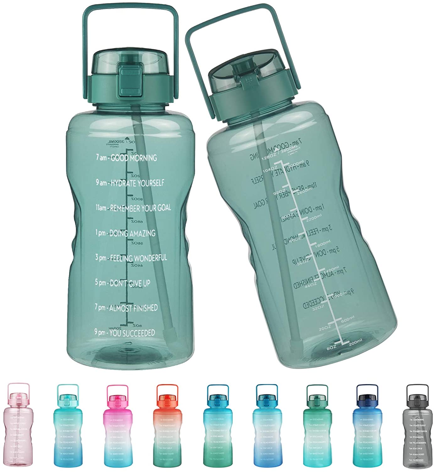 Bild zu 3,78 Liter Justfwater auslaufsichere und BPA-freie Trinkflasche für 11,99€