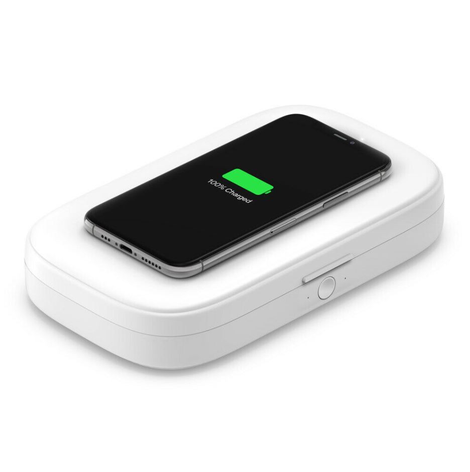 Bild zu Belkin BOOST CHARGE UV-Sterilisator mit drahtlosem Ladegerät für 29,90€ (VG: 34,89€)