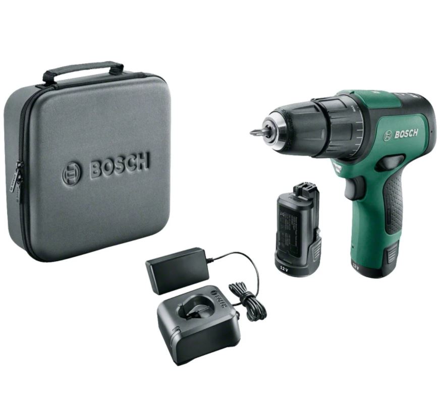 Bild zu Bosch Akku-Schlagbohrschrauber EasyImpact 12 (2x Li-Ionen Akku 2,0Ah) für 76,89€ (VG: 119,95€)