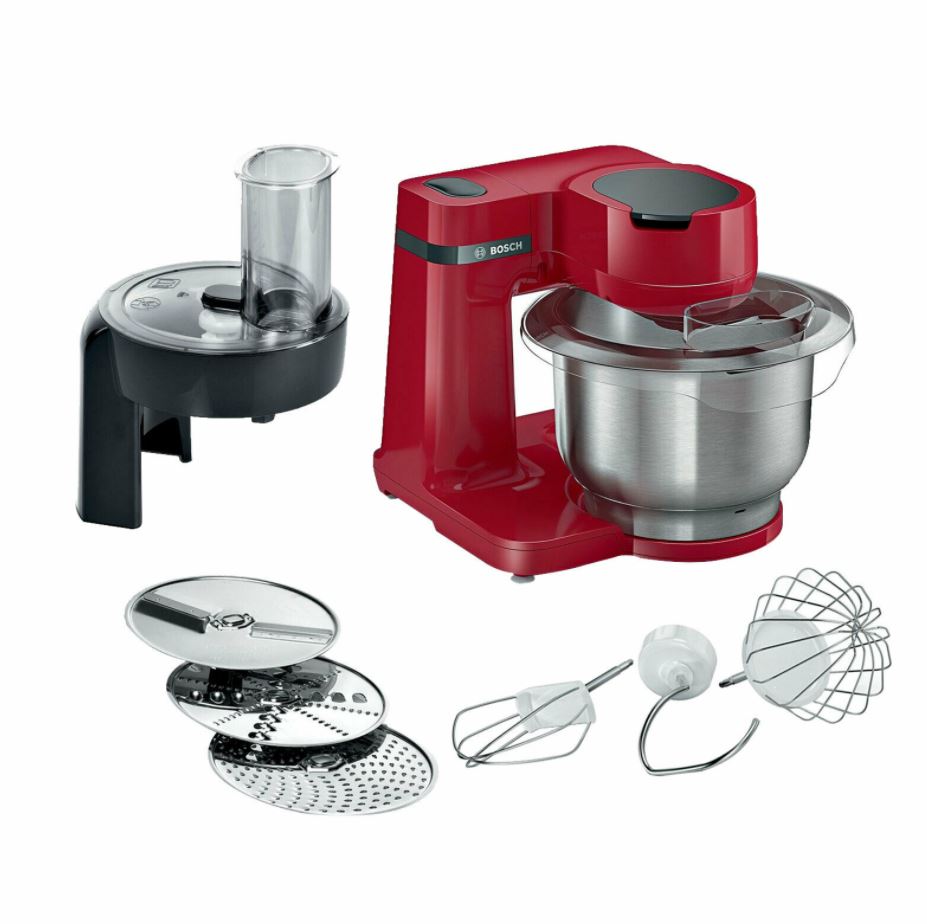 Bild zu Bosch MUMS2ER01 MUM Serie 2 Küchenmaschine (700W, 3,8 l, Edelstahl) für 99,90€ (VG: 123,96€)