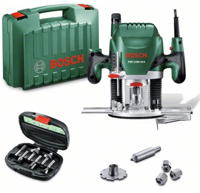 Bild zu [Tagesangebot] Bosch Oberfräse POF 1400 ACE für 88,99€ (VG: 119€)