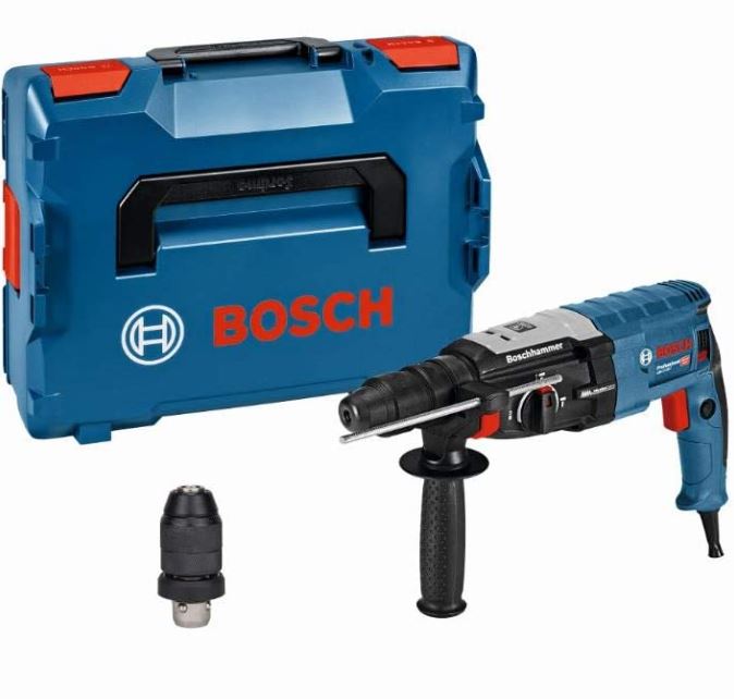 Bild zu Bosch Professional Bohrhammer GBH 2-28 F (880 Watt, Bohr-Ø Beton max: 28 mm, SDS-plus, in L-Case für 164,46€ (VG: 210,99€)