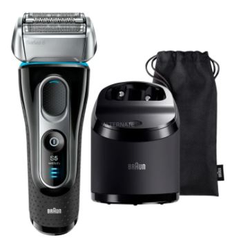 Bild zu [nur heute] Braun Series 5 – 5197cc Rasierer in Schwarz/Blau für 86,89€ (VG: 113,90€)