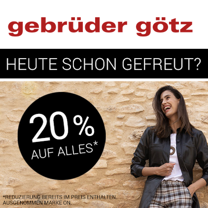 Bild zu Gebrüder Götz: 20% Rabatt auf (fast) alle Artikel im Shop