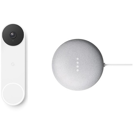 Bild zu Google Nest Doorbell und Google Nest Mini für 169€ (Vergleich: 226,89€)