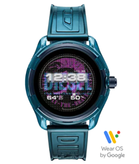 Bild zu DIESEL Fadelite Gen4 Smartwatch (Silikon, 190 +/- 5 mm, blau) für 98€ (Vergleich: 128,47€)