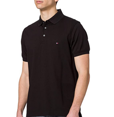 Bild zu Tommy Hilfiger Herren Polohemd in schwarz für 30,56€ (VG: 48,95€)