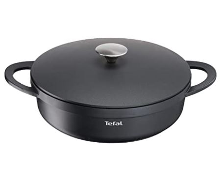 Bild zu Tefal Servierpfanne Trattoria (Aluminiumguss (1-tlg), Ø 28 cm, inkl. Deckel, Induktionsgeeignet) für 49,99€ (VG: 72,99€)