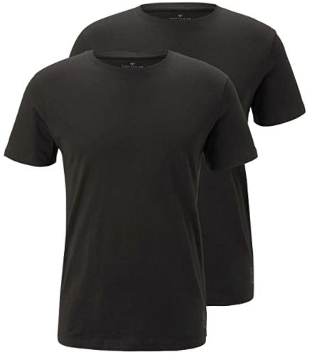 Bild zu 2er Pack TOM TAILOR T-Shirt in Schwarz (Gr.: S – 2XL) für 8€ (VG: 14,36€)