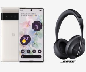 google pixel 6 und bose 700