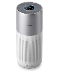 Bild zu Philips AC3036/10 Luftreiniger Connected 3000I (bis zu 104M², Cadr 400M³/H, Aerasense-Sensor, mit App-Steuerung) für 344,52€ (Vergleich: 395,99€)