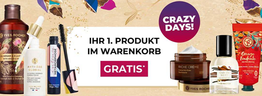 Bild zu Yves Rocher: das erste Produkt im Warenkorb gratis