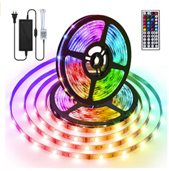 Bild zu LED Streifen 10M(2x5M) RGB mit Netzteil und Fernbedienung für 14,49€