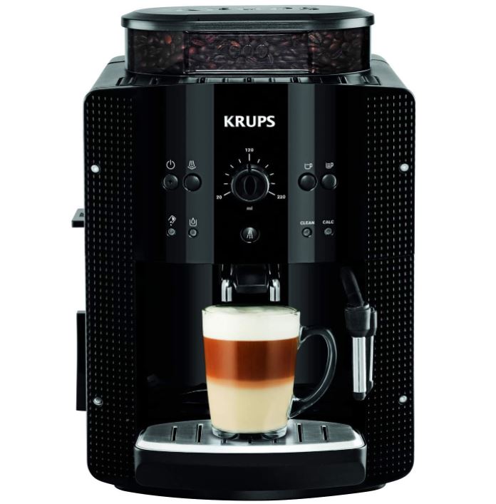 Bild zu KRUPS EA8108 Kaffeevollautomat mit CappucinoPlus-Milchdüse und Kegelmahlwerk ab 188,31€ (VG: 235,99€)