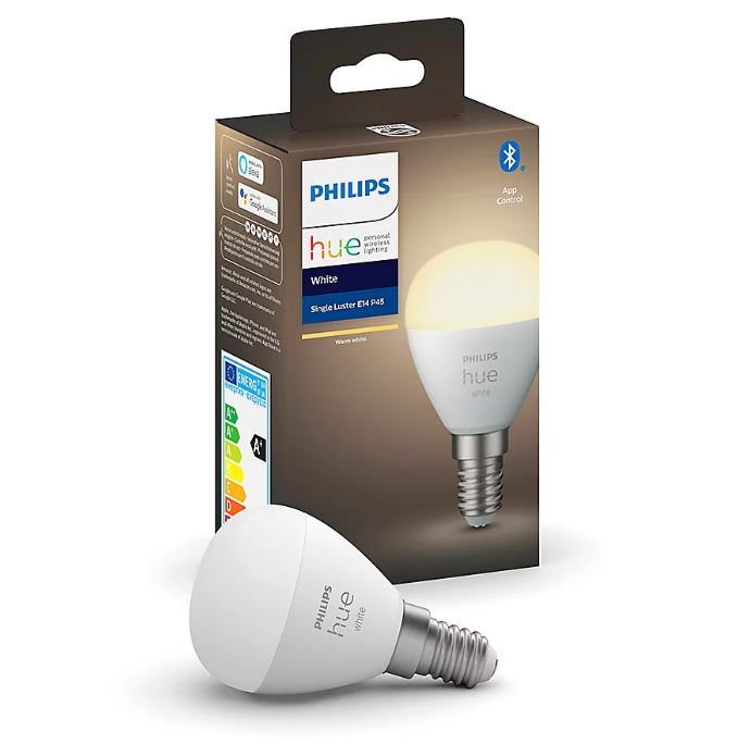 Bild zu Philips Hue White E14 Luster Tropfen Leuchtmittel für je 9,90€ zzgl. einmalig 4,99€ Versand