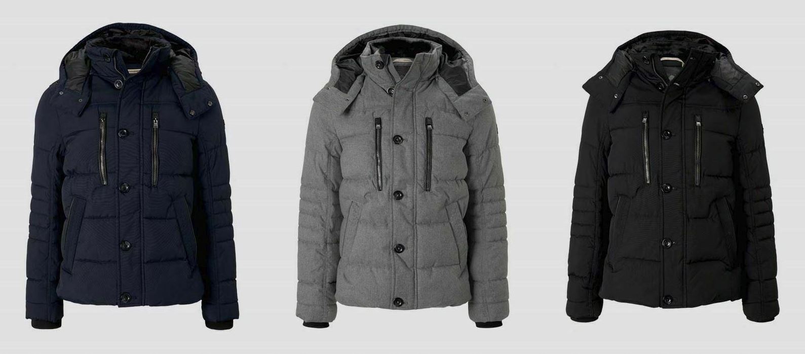 Bild zu Tom Tailor Herren PUFFER JACKET Winterjacke mit Kapuze in 3 Fabren (Gr.: S – XXL) für 69,90€ (VG: ab 90€)