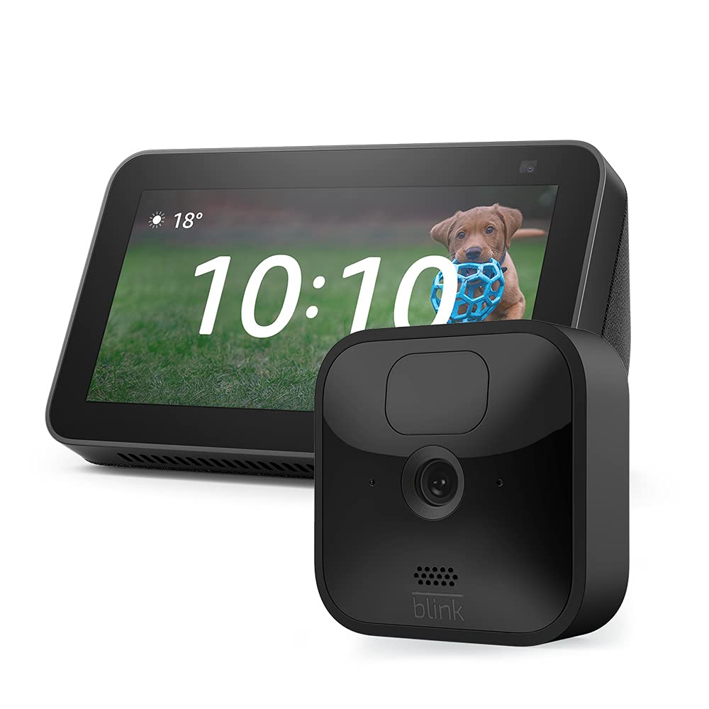 Bild zu Echo Show 5 (2. Generation) und Blink Outdoor HD-Sicherheitskamera für 74,99€ (Vergleich: 109,89€)