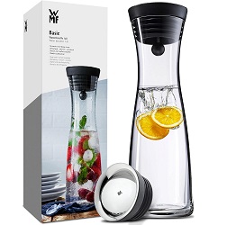 Bild zu 1 Liter Glaskaraffe WMF Basic mit CloseUp-Verschluss für 19,99€ (Vergleich: 25,89€)