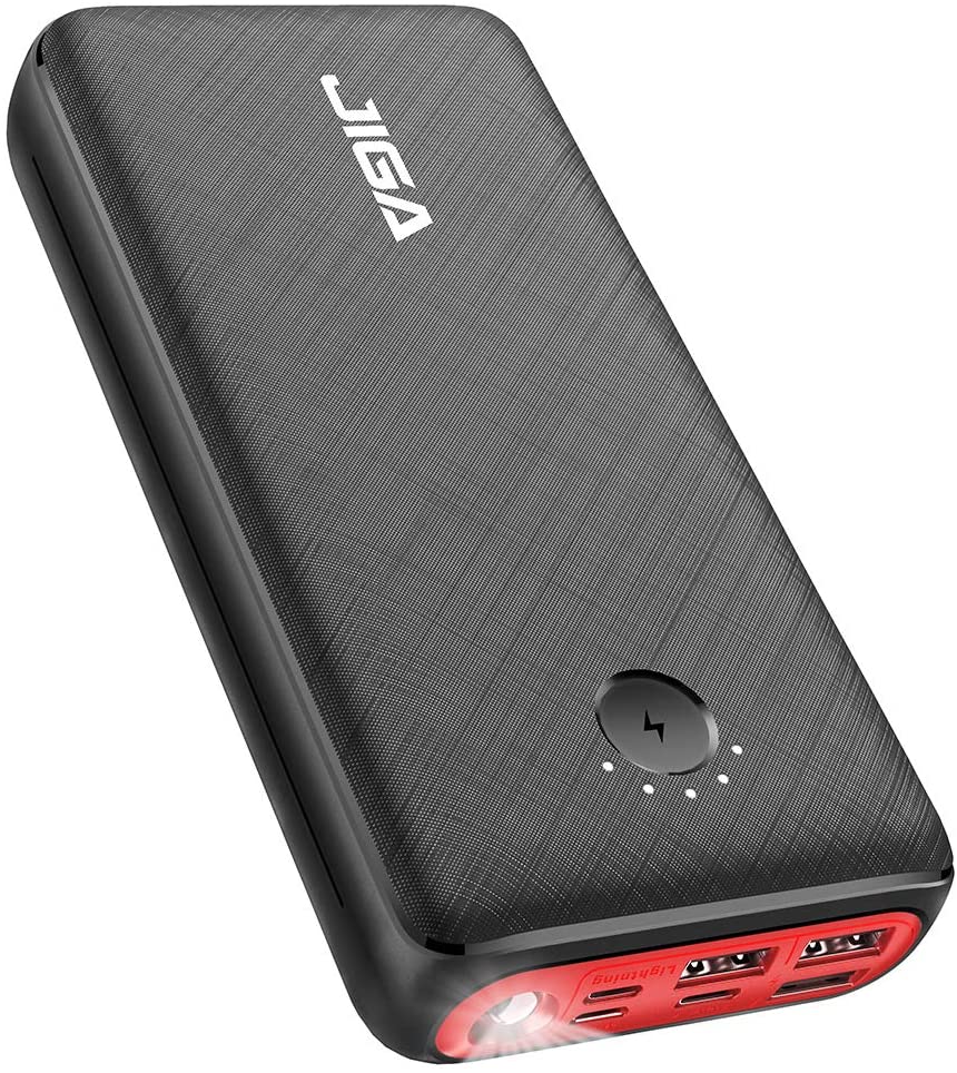 Bild zu JIGA 30.000mAh externe Powerbank mit drei Eingängen und 3 Ausgängen für 19,16€