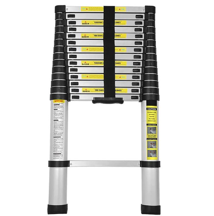 Bild zu Einfeben Teleskopleitern (Aluminium, rutschfest, ausziehbar, bis 150kg belastbar) in 3,80m für 54,49€ oder in 4,40m für 63€