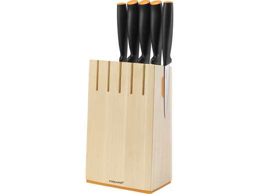 Bild zu Fiskars Functional Form Messerblock mit 5 Messern für 35,90€ (Vergleich: 54,99€)