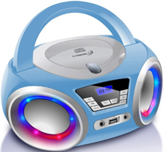 Bild zu Cyberlux CL-900 CD-Player CD/MP3 USB AUX IN mit LED-Beleuchtung Blau für 31,41€ (Vergleich: 49,90€)