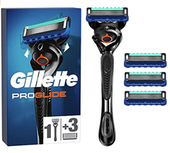 Bild zu [Prime] Gillette ProGlide Nassrasierer Herren-Rasierer + 4 Rasierklingen mit 5-fach Klinge für 9,99€