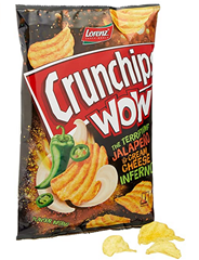 Bild zu Lorenz Snack World Crunchips WOW Jalapeño & Cream Cheese, 10er Pack (10 x 110 g) ab 8,49€