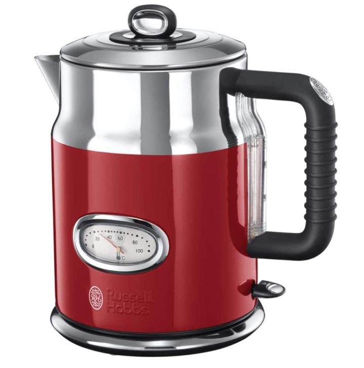 Bild zu Russell Hobbs Retro Ribbon Wasserkocher (1,7 Liter, Rot) für 27,49€ (VG: 38,99€)