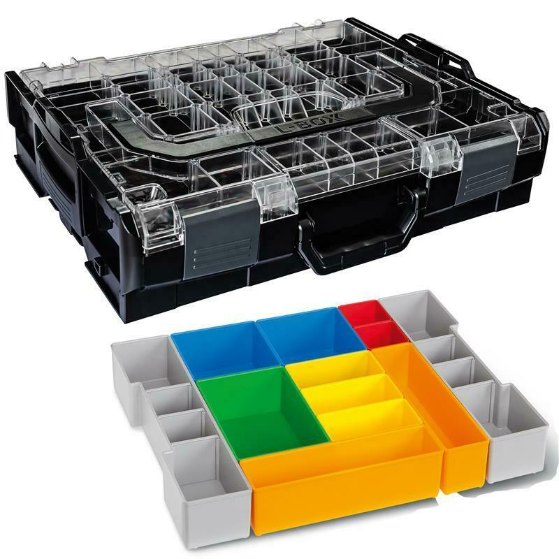 Bild zu Sortimo Systemkoffer L-Boxx 102 mit transparentem Deckel und Insetboxen H3 für 44,95€ (Vergleich: 54,95€)