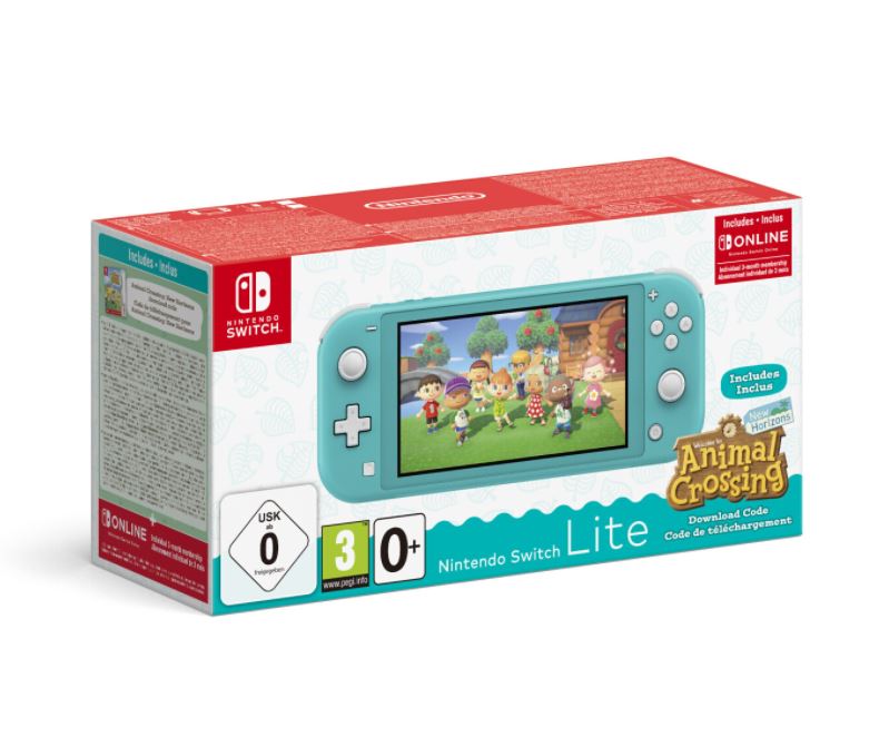 Bild zu NINTENDO Switch Lite in Türkis oder Rosa inkl. Animal Crossing ab 209,99€ (VG: 244,98€) + 3 Monate Switch Online Mitgliedschaft